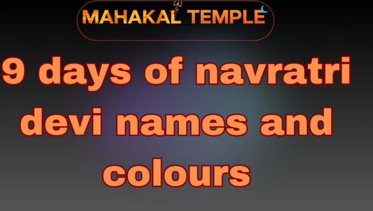 Celebrating Navratri: Exploring Devi Names and Colors Over 9 Days