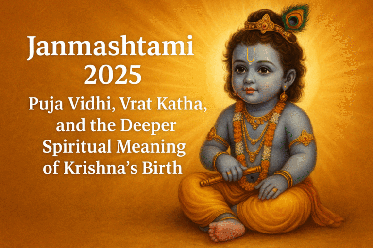 Janmashtami 2025 – Puja Vidhi, Vrat Katha, and the Deeper Spiritual Meaning of Krishna’s Birth
