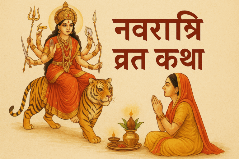 नवरात्रि व्रत कथा: माँ दुर्गा की आराधना का महत्व