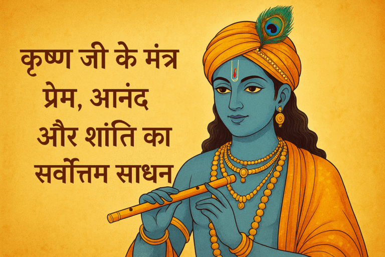 Krishna Ji Ke Mantra – Prem, Anand Aur Shanti Ka Sarvottam Sadhan