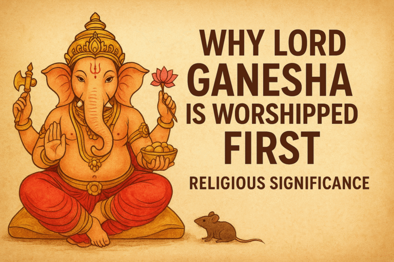 Why Lord Ganesha Is Worshipped First – Religious Significance