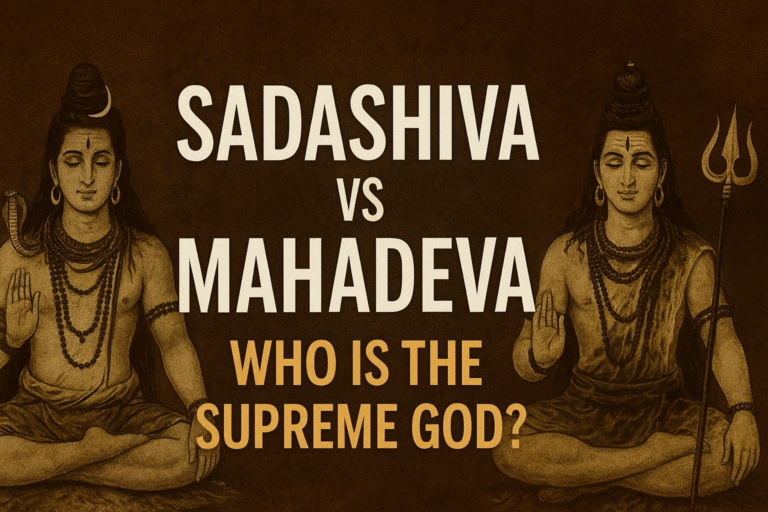 Sadashiva vs Mahadeva: Who is the Supreme God?