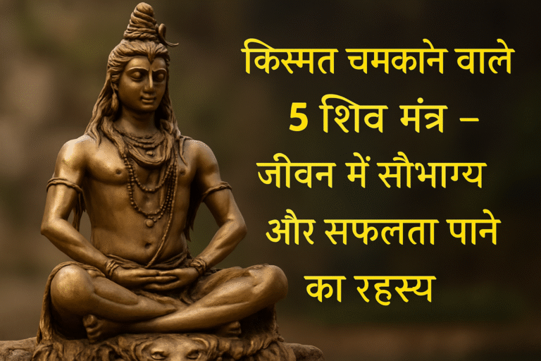 क़िस्मत चमकाने वाले 5 शिव मंत्र – जीवन में सौभाग्य और सफलता पाने का रहस्य