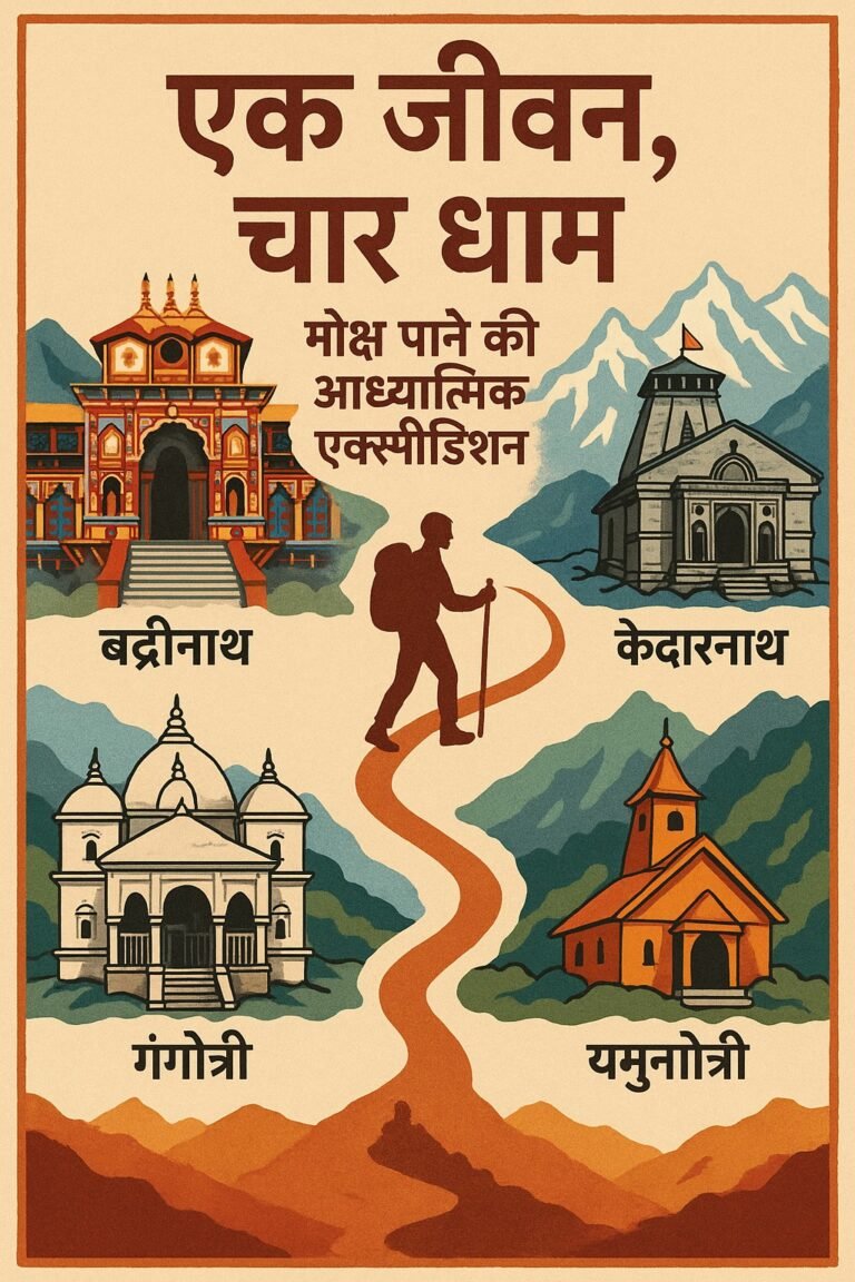 एक जीवन, चार धाम: मोक्ष पाने की आध्यात्मिक एक्सपीडिशन