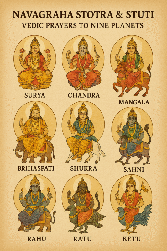 Navagraha Stotra & Stuti – Vedic Prayers to Nine Planets