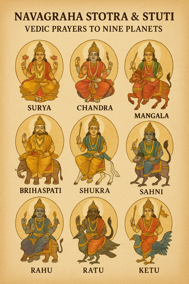 Navagraha Stotra & Stuti – Vedic Prayers to Nine Planets