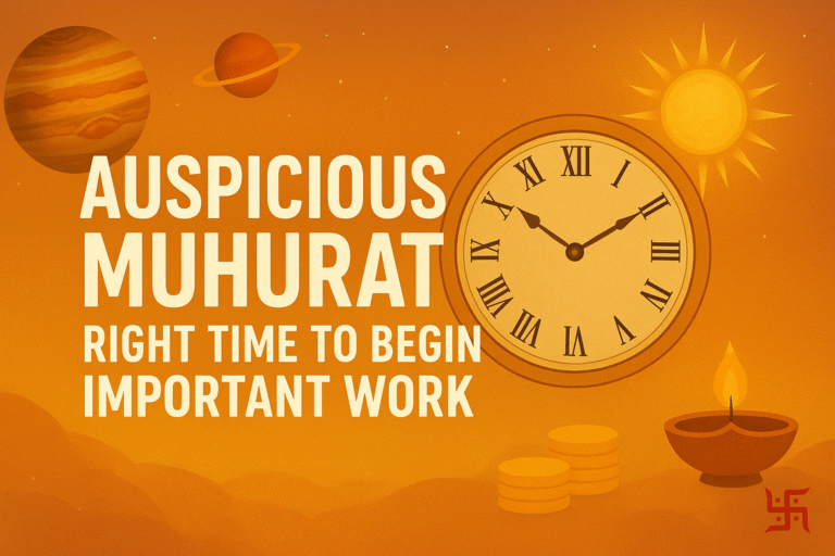 Auspicious Muhurat: Right Time to Begin Important Work