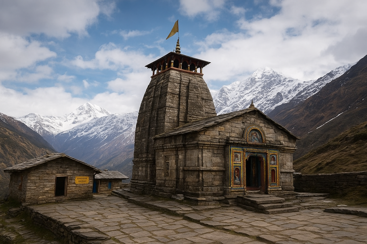 तुंगनाथ मंदिर का मुख्य द्वार