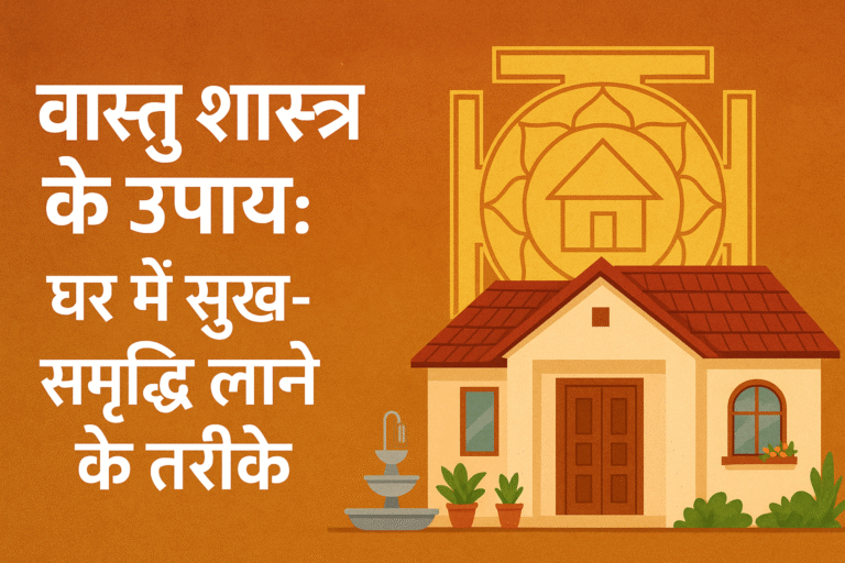 वास्तु शास्त्र के उपाय: घर में सुख-समृद्धि लाने के तरीके