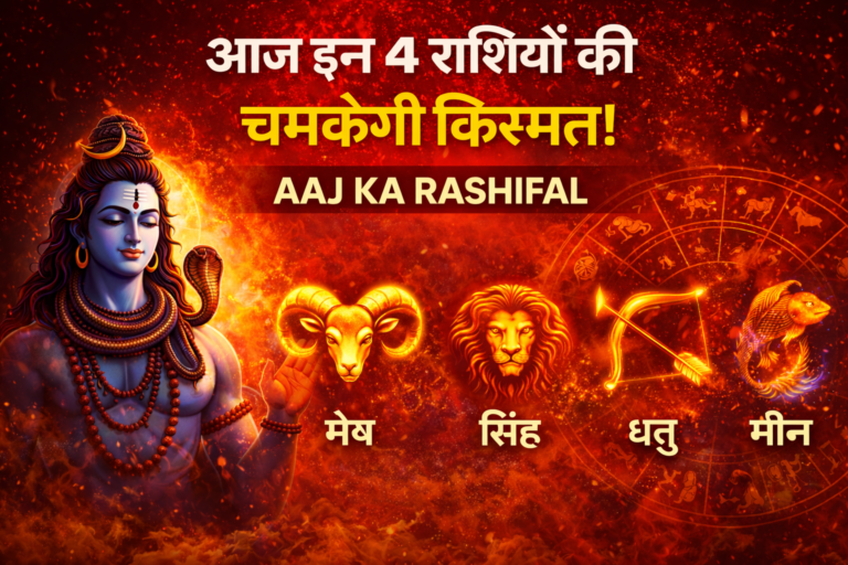 आज का राशिफल (11 अप्रैल 2026): इन 4 राशियों की चमकेगी किस्मत!