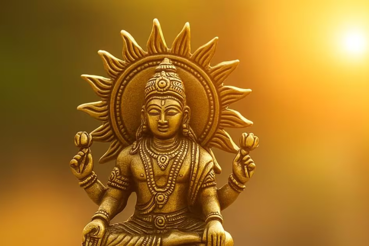 Surya Dev puja for career growth success and confidence