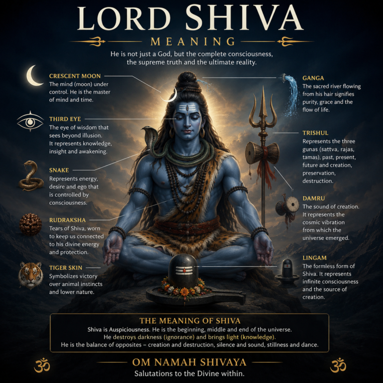 Lord Shiva: Meaning, Symbols, and Significance
