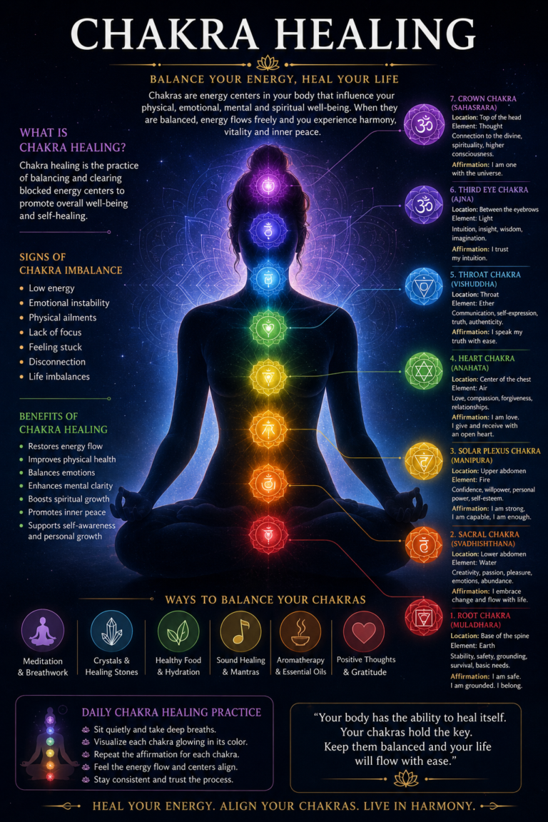 Chakra Healing: Unlock Your Energy, Balance Mind & Body, and Transform Your Life