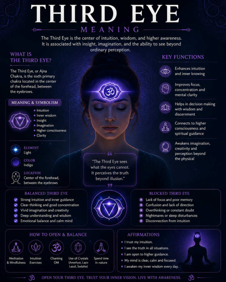 Third Eye Meaning: The Ancient Symbol of Intuition, Wisdom & Higher Consciousness