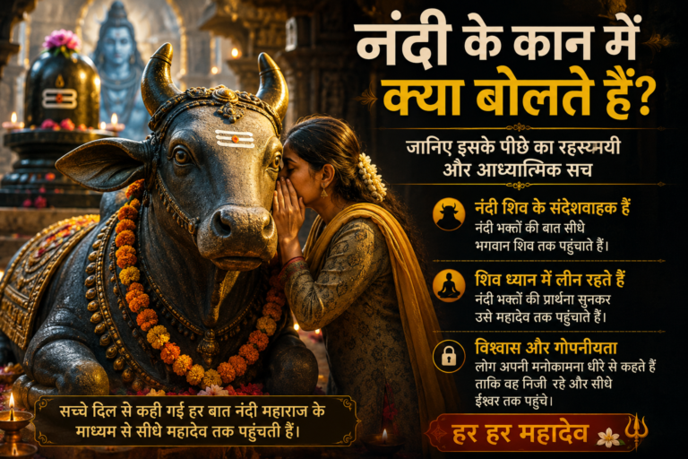 नंदी के कान में लोग क्या बोलते हैं? जानिए इसके पीछे का रहस्यमयी और आध्यात्मिक सच